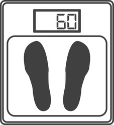 weighing scale icon vector