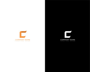 c letter symbol logo vector