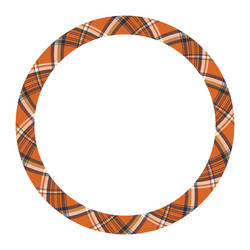 circle borders and frames round border pattern vector image