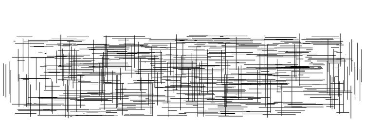 Dense Grid Mesh of Random Lines vector image