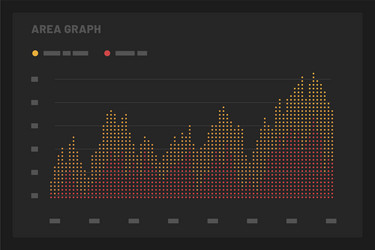 dashboard ui and ux kit with data visualization vector image