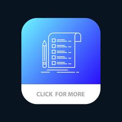 file report invoice card checklist mobile app vector image