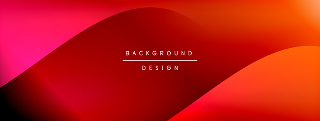 bright rainbow style color gradient with curve vector image