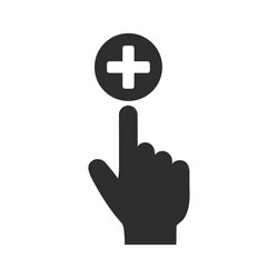Plus Icon - Add Button vector image