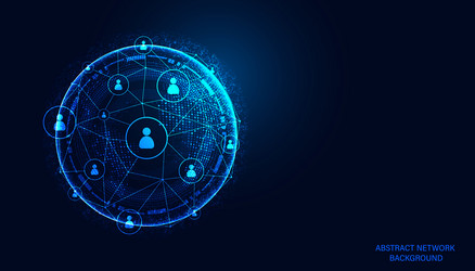 Global Network Connection vector image
