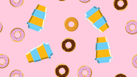 seamless pattern texture different round vector image