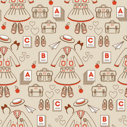 Back to school pattern Royalty Free Vector Image