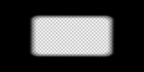 Old cinematic frame on a transparent background Vector Image