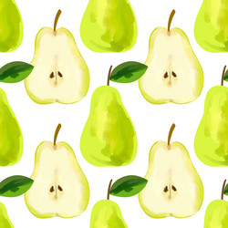 seamless pattern with i of a pear vector image