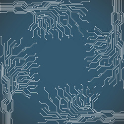 abstract background of digital technologies vector image