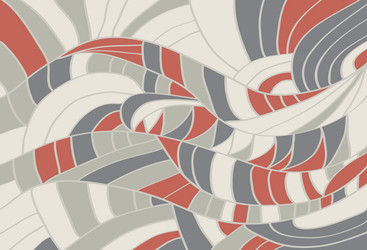 abstract retro background with waves vector image