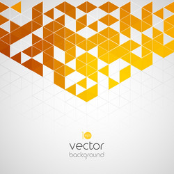 abstract geometric background with color triangle vector image