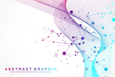 big data visualization artificial intelligence vector image
