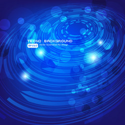 Abstract Binary Techno Background vector image