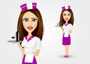 Waitress Serving Vector Images (over 4,500)