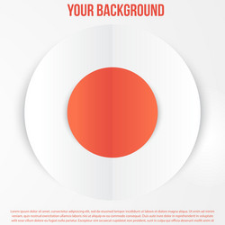 abstract circles template object web vector image