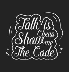 Code is Worth Showing vector image