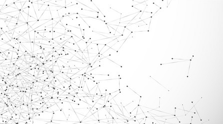 Complex Network Particle Background vector image