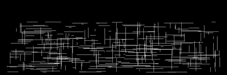grid mesh of random lines reticle grating vector image