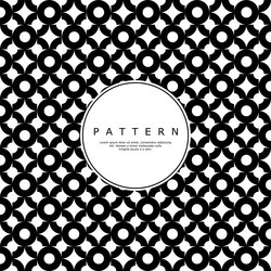 abstract stripe circle seamless pattern design vector image