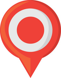 pin map pointer gps location vector image