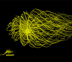 abstract science or technology background array vector image