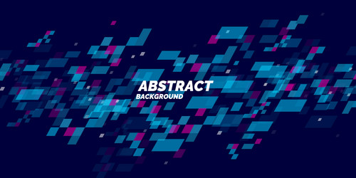 abstract background with dynamic particles vector image