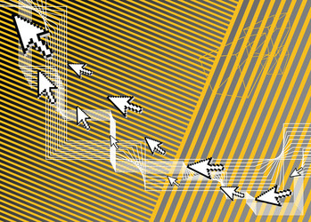 Dynamic Arrow Pattern Background vector image
