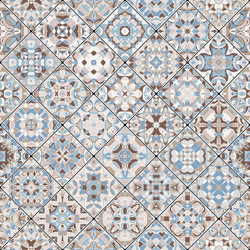 abstract patterns in the mosaic set vector image