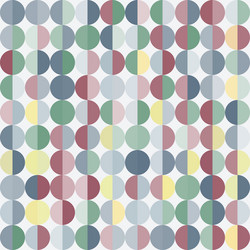 geometric abstract background with circles vector image