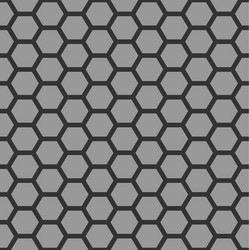 Honeycomb Pattern - Seamless Hexagonal Texture vector image