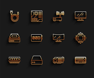 set line ram random access memory server data vector image