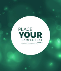 abstract bokeh lights with soft light background vector image