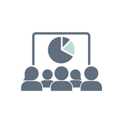 data analysis graph vector image