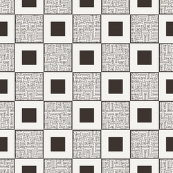 seamless pattern in the form of a labyrinth vector image