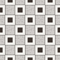 Seamless pattern in the form of a labyrinth vector