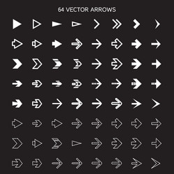 isolated arrows set undo and previous buttons vector image