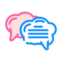 speech bubble natural language processing nlp vector image