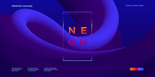 Dynamic 3D Flow Abstract Background vector image