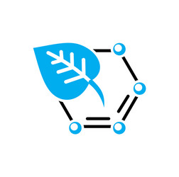 molecule icon on background for graphic and web vector image