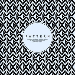 simple zig zag square abstract pattern design vector image