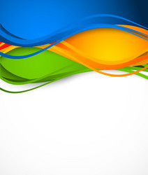 Abstract Wave Background vector image