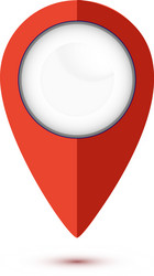 map pin flat design style modern icon pointer vector