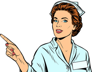 Nurse with a syringe Royalty Free Vector Image