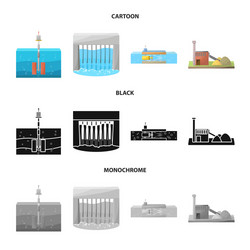 source and environment vector image