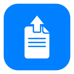 document upload and app icon vector image