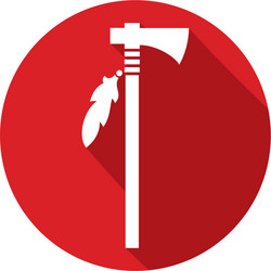 Indian axe icon vector