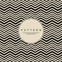 modern zig zag lines abstract pattern design vector image