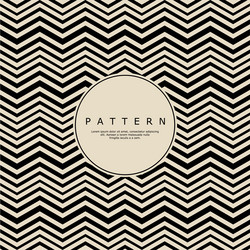 Modern zig zag lines abstract pattern design vector