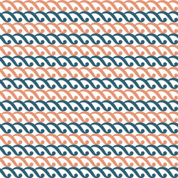 seamless geometric curl pattern waves vector image